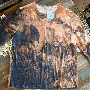 🎃🦇🦇🦇HALLOWEEN Bat Shirt - Brand New - 2XL - Super Soft!🦇🦇🦇🎃